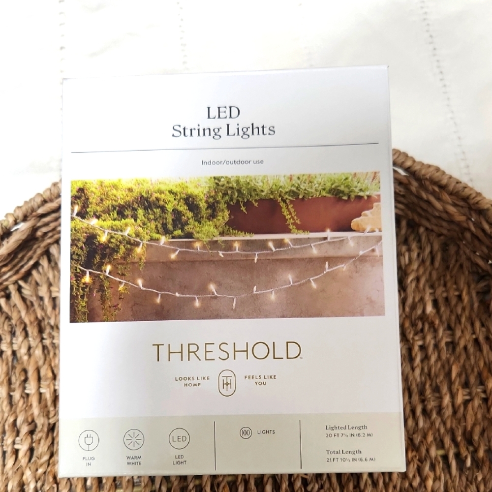 THRESHOLD LED string lights